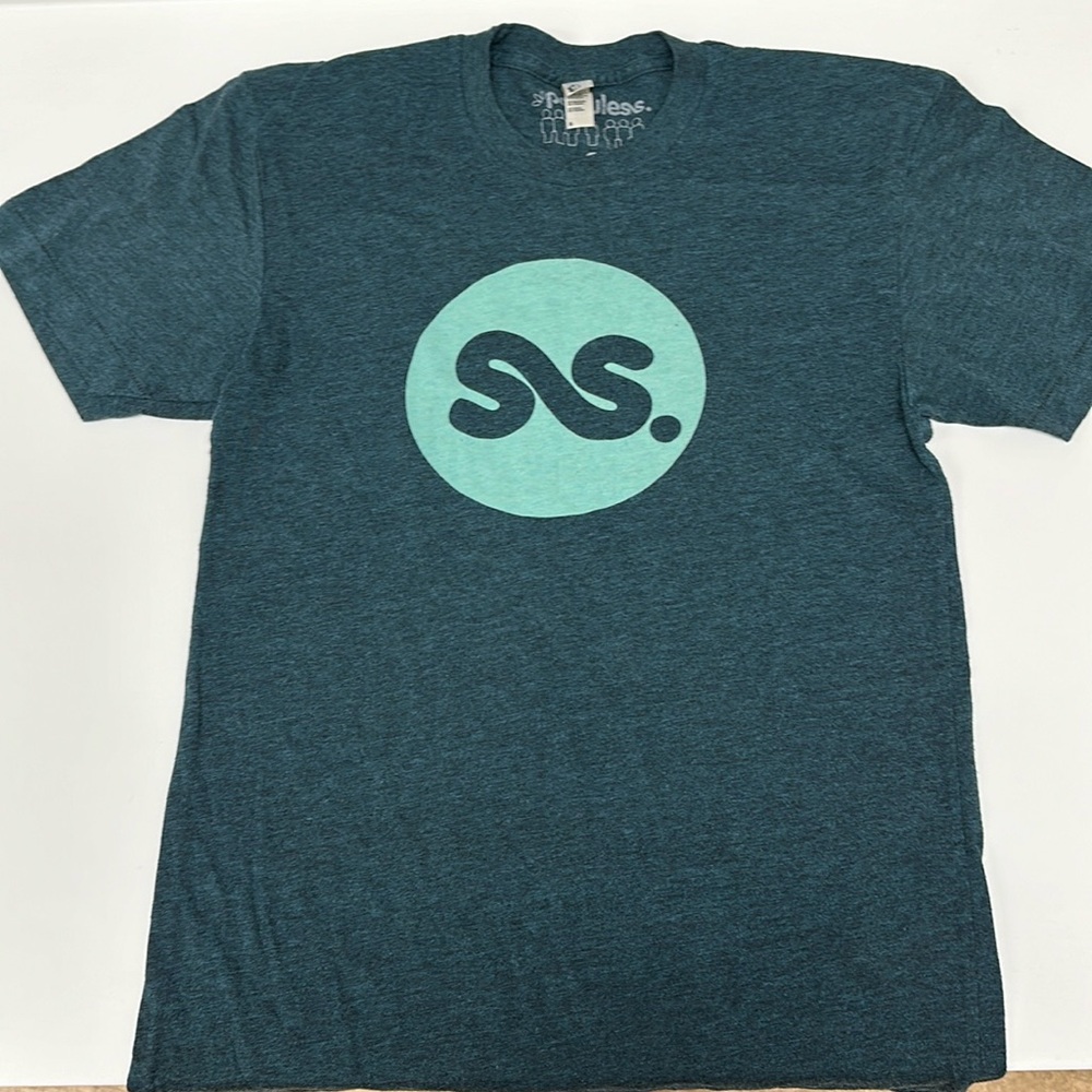 Populess teal t-shirt size small